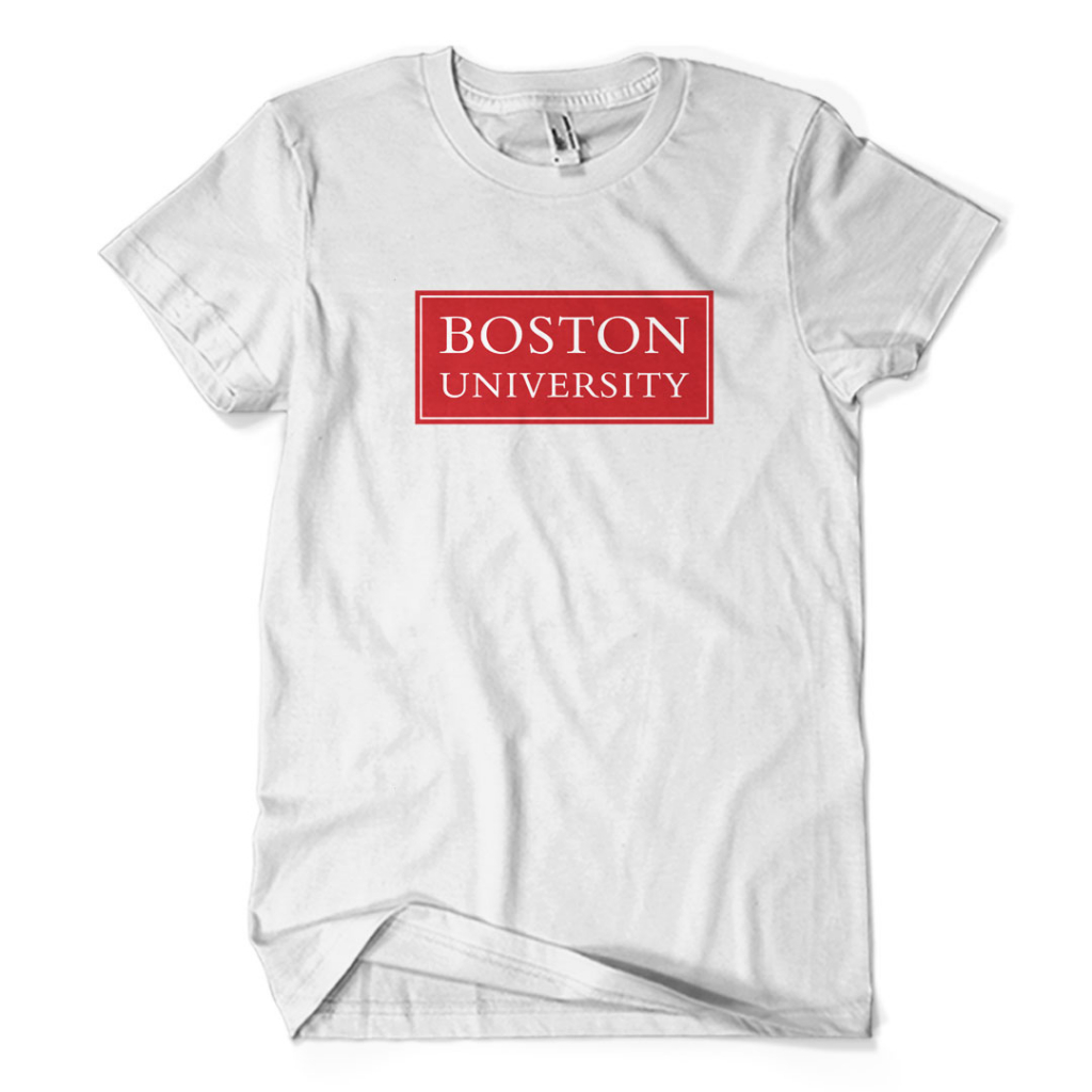 Kaos Distro Premium BOSTON UNIVERSITY - Baju Logo Universitas Keren Unisex Dewasa