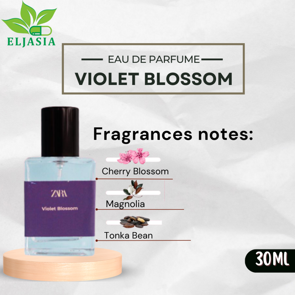 Buy 2 Get 4 Parfum Zara Parfum Best Seller Wanita 30ML- Chasmere Rose Violet Blossom Orchid Red Vanila Black Amber