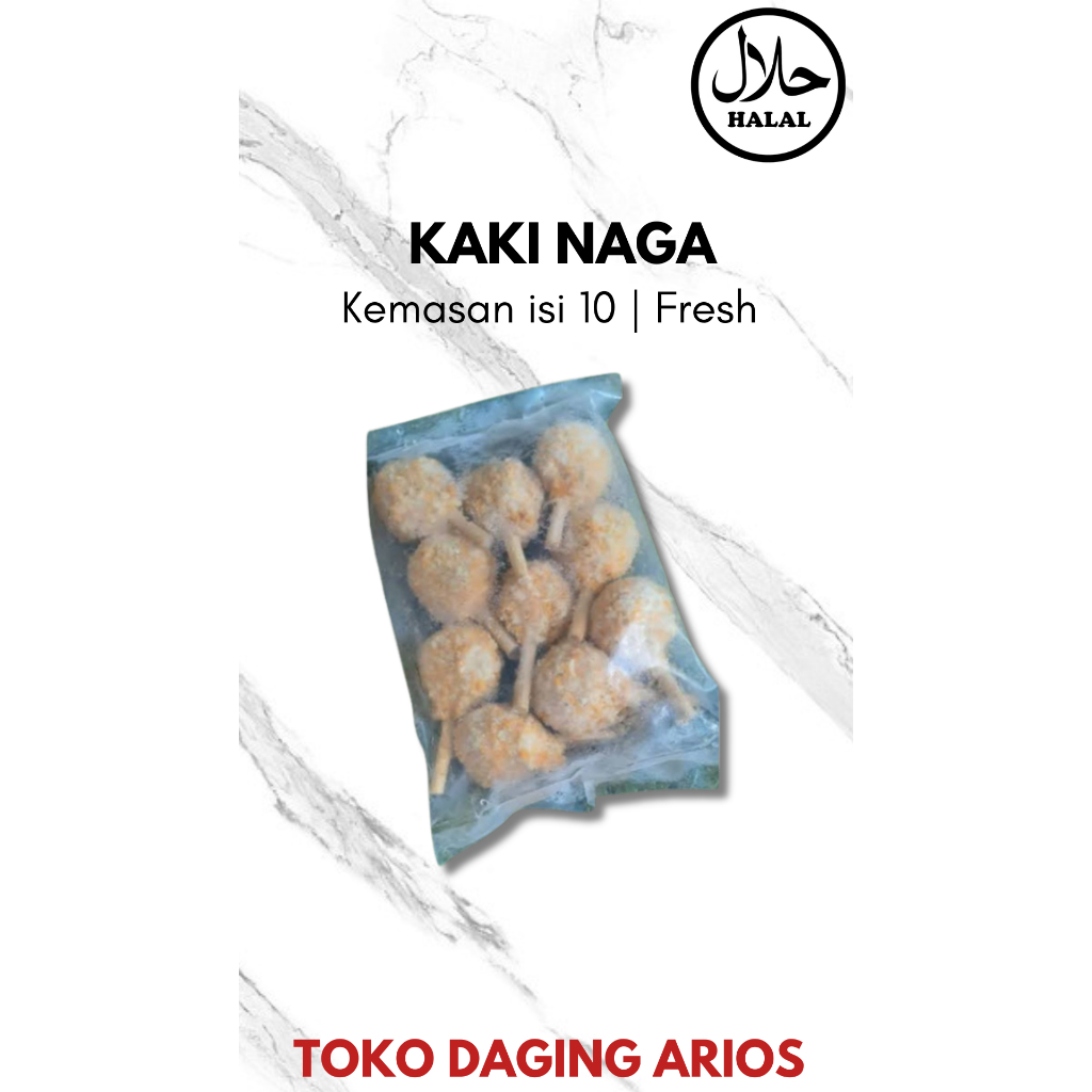 

Kaki Naga Cemilan Frozen Makanan Siap Saji