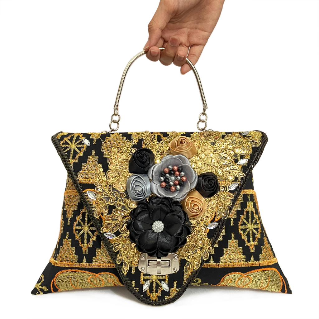 PS Handycraft - Tas Tapis Wanita Premium ATHEA Bag Top Handle Bag Tas Jinjing Wanita Sling Bag Tapis