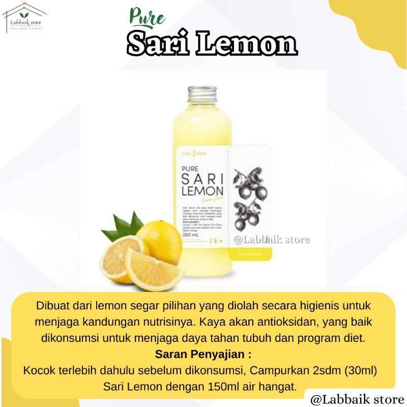 

FRESH SARI LEMON MURNI DARI BUMI