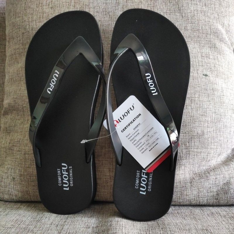 Luofu original sandal jepit wanita jelly
