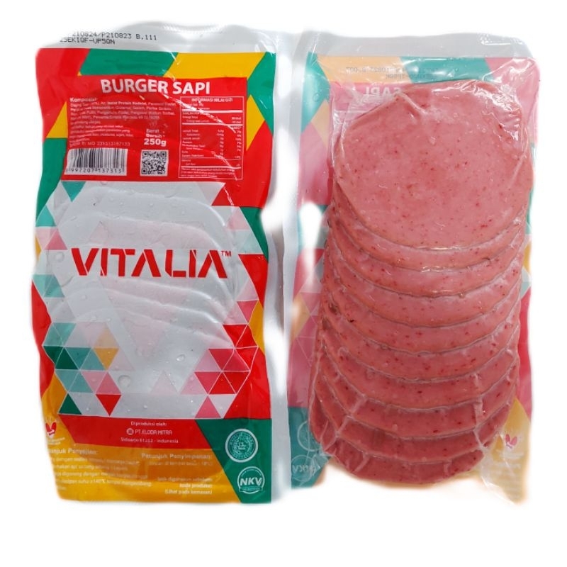 

Vitalia Daging Burger 250g isi 10