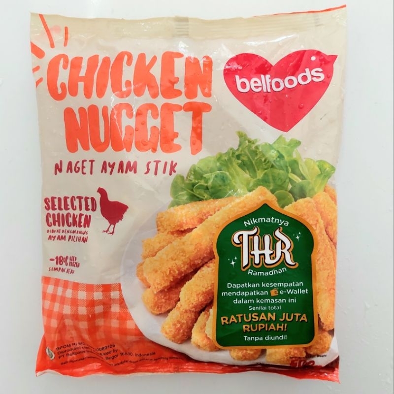 

Belfoods Naget Ayam Stik 500g