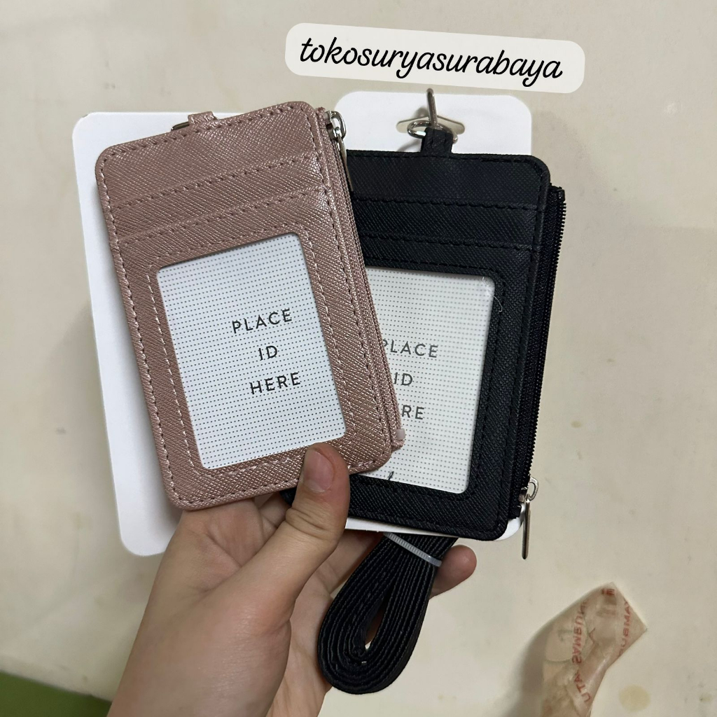 

Rose Gold Card Id kartu nama Kartu Name Tag cari kerja lulus kuliah hadiah wisuda Ataru Holder Id Card Dengan Resleting Card ID lANYARD