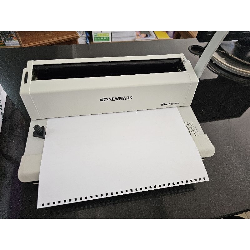 mesin jilid spiral kawat unimate wirestarter