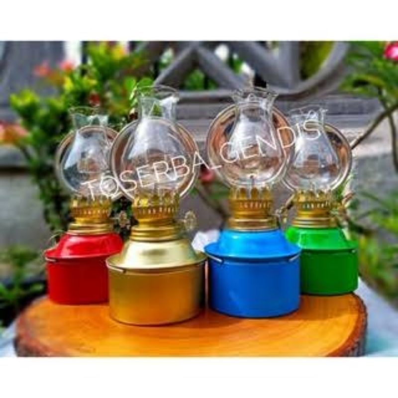 lampu teplok minyak pot kaleng lampu ublik jadul