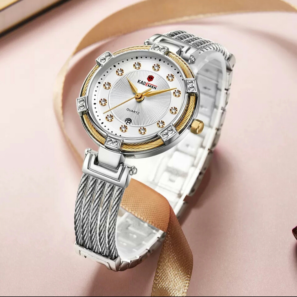 Jam tangan KADEMAN Original K840L RANTAI KAWAT