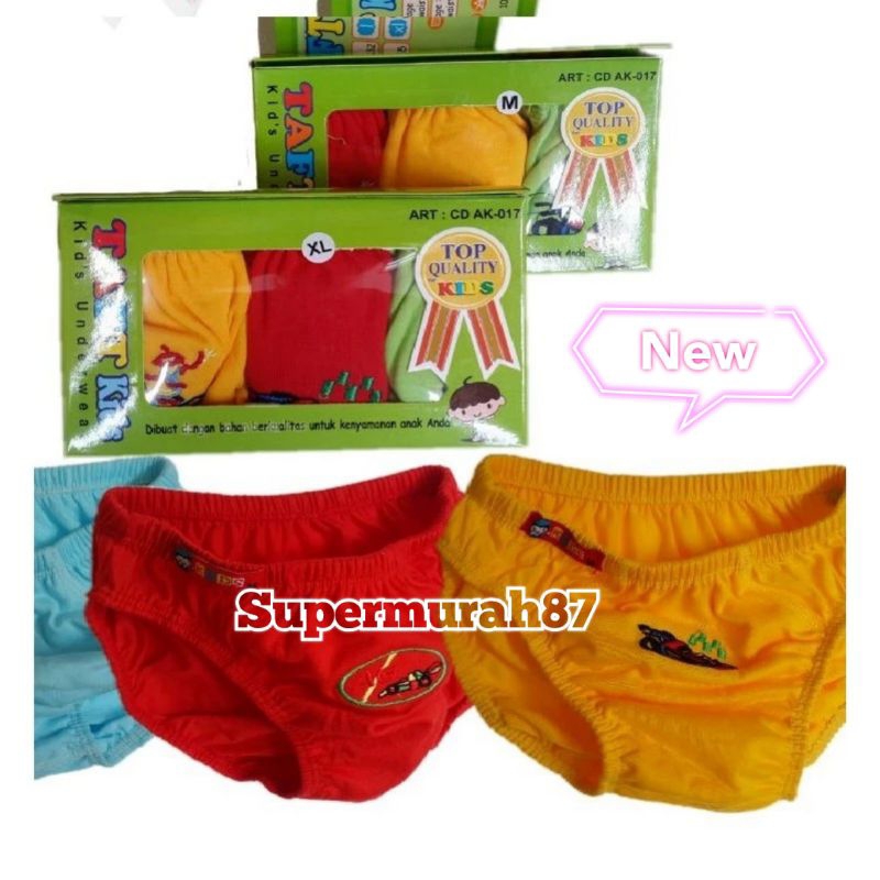 [ 3PCS ] CD Anak Cowok Agree AK017 | Celana dalam Agree Kids