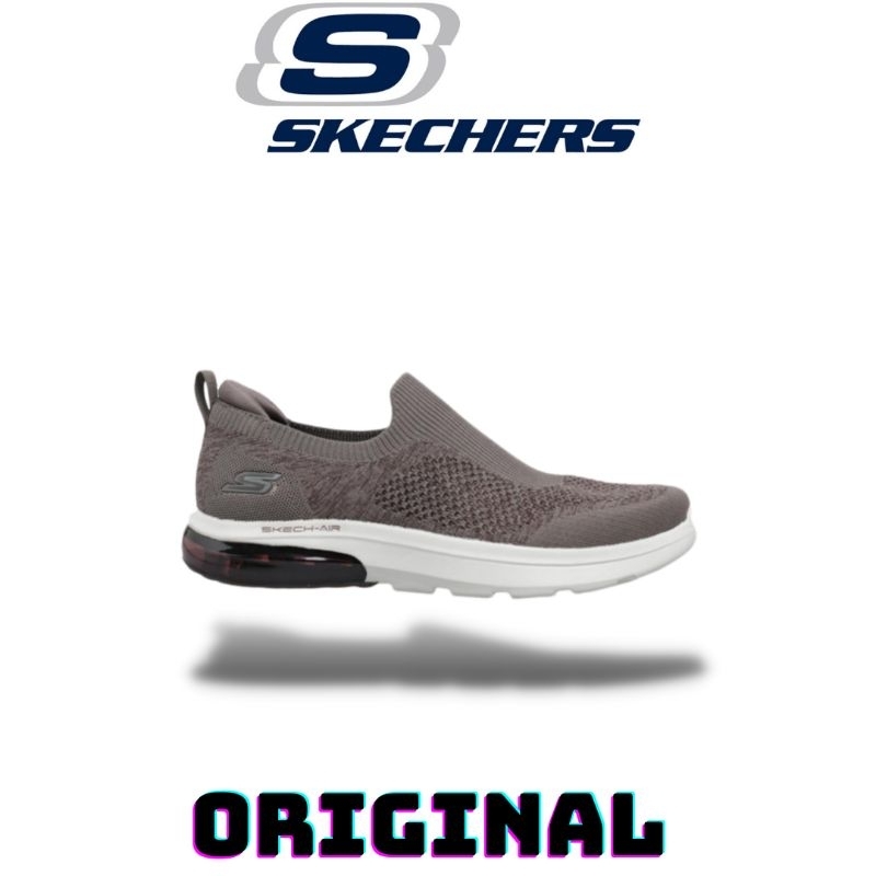 Sepatu Skechers Go Walk Air 2.0 Exceed Taupe Men's ( 216242/TPE ) Original