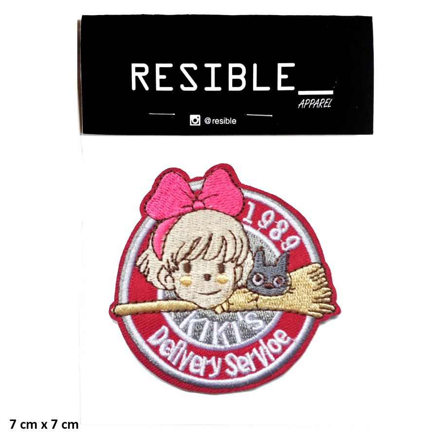 Ghibli Kikis Delivery Service IRON ON patch emblem bordir badge