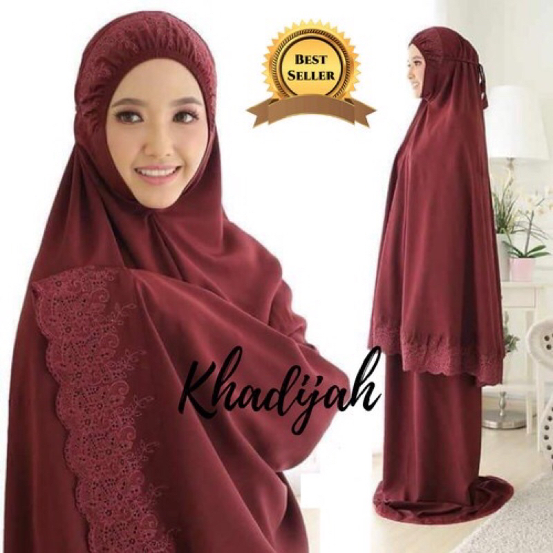 Mukena Khadijah dewasa original kualitas super