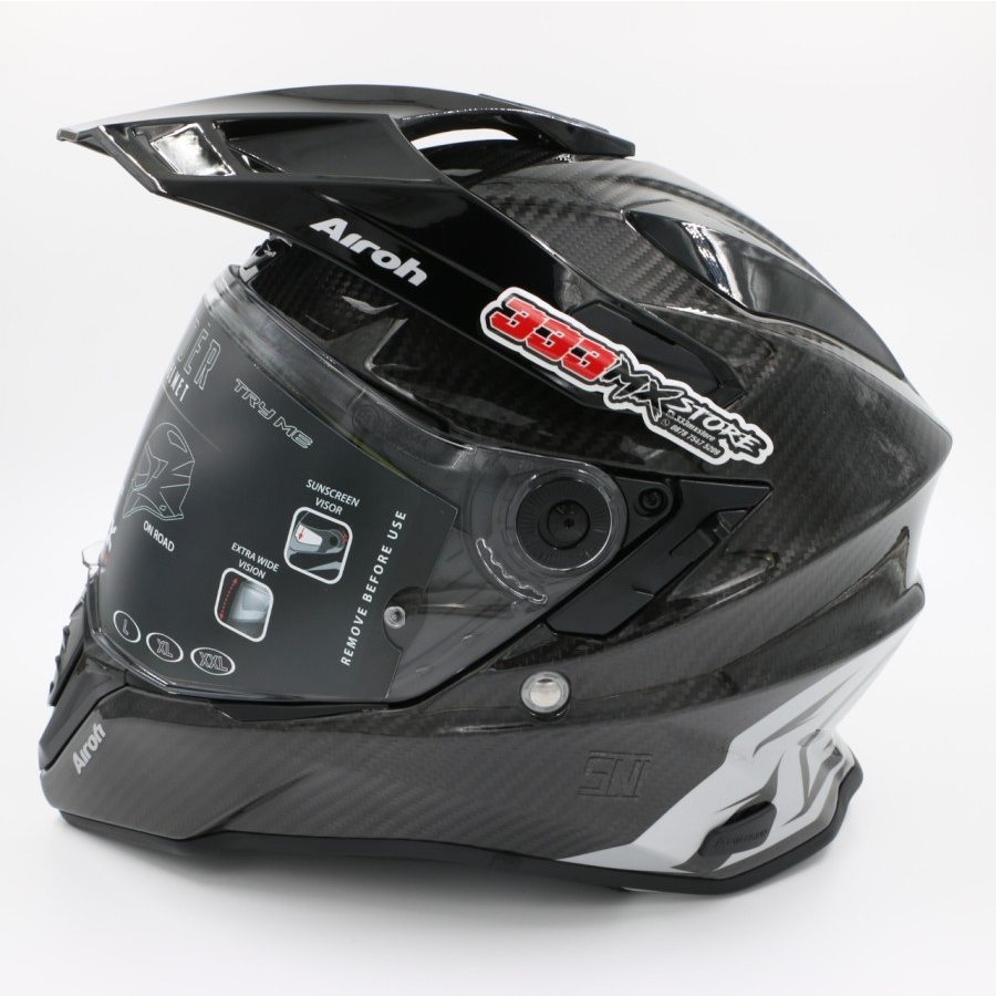 Helm AIROH Commander Full Carbon Helm Cross AIROH Commander Original