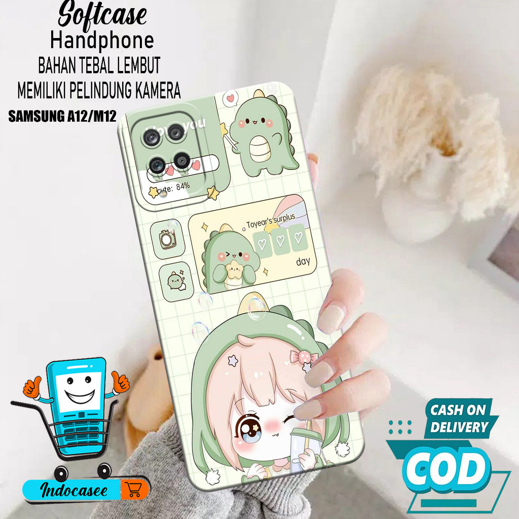 Case Hp Samsung Galaxy A12/M12 - Softcase Samsung Galaxy A12/M12 - Casing Samsung Galaxy A12/M12 - K