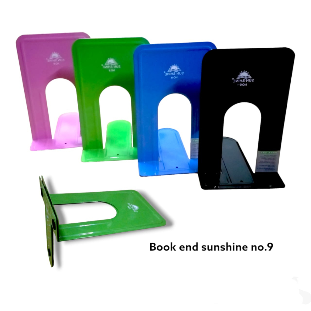 Pembatas Penyangga Buku Besi Besar No.9 Bookend Book Holder Stand
