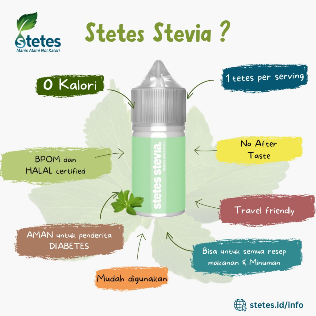 

XMASTER STETES STEVIA NATURAL SWEETENER 30ML