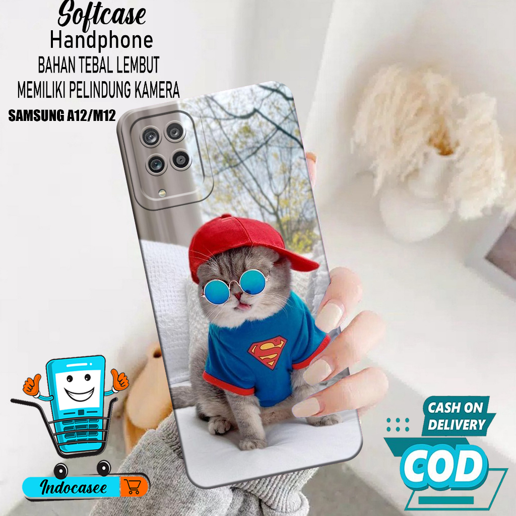 Case Hp Samsung Galaxy A12/M12 - Softcase Samsung Galaxy A12/M12 - Casing Samsung Galaxy A12/M12 - K