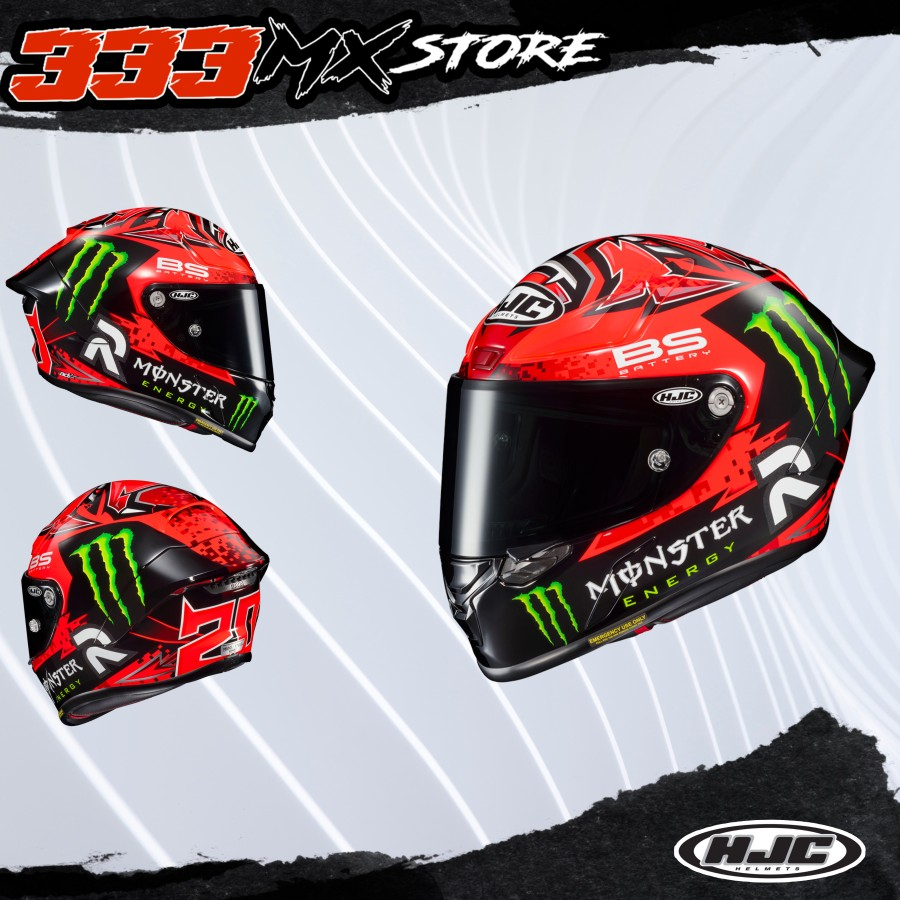 Helm HJC RPHA 1 Fabio Quartararo Replica Red Black Helm HJC Original