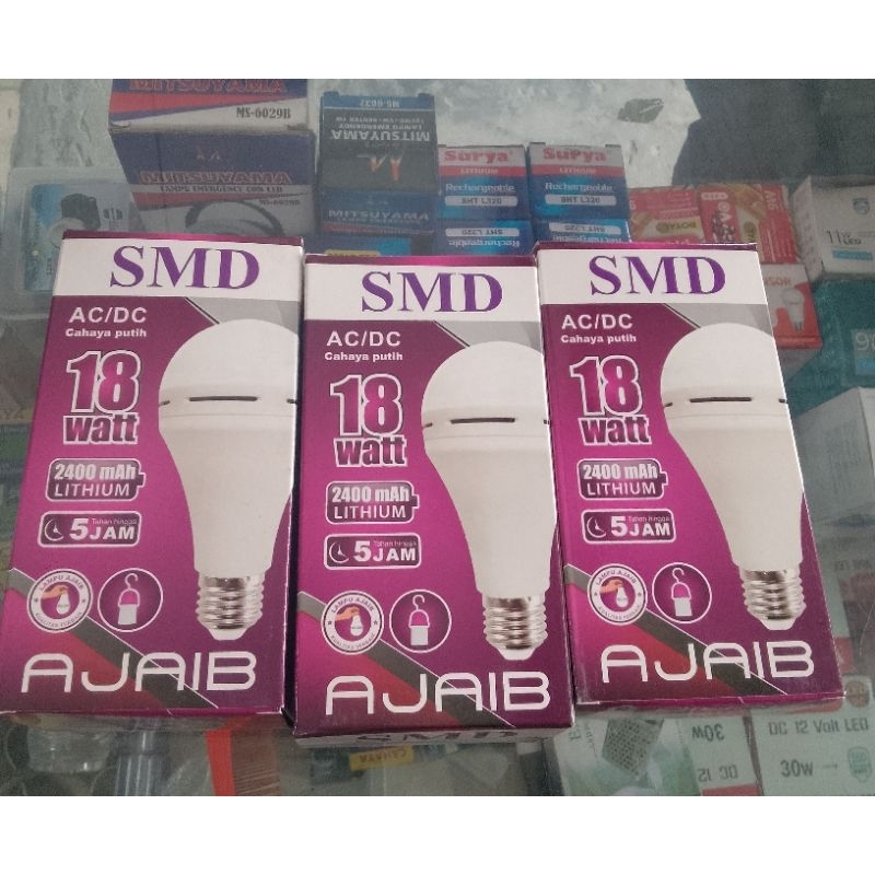LAMPU EMERGENCY SMD 18WATT / LAMPU AJAIB