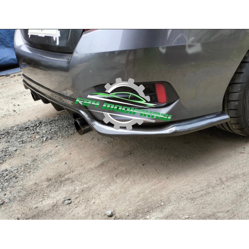 Diffuser civic turbo sedan carbon kevlar