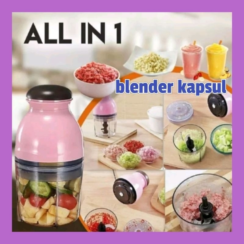 blender kapsul all in 1 serbaguna blender daging dan jus
