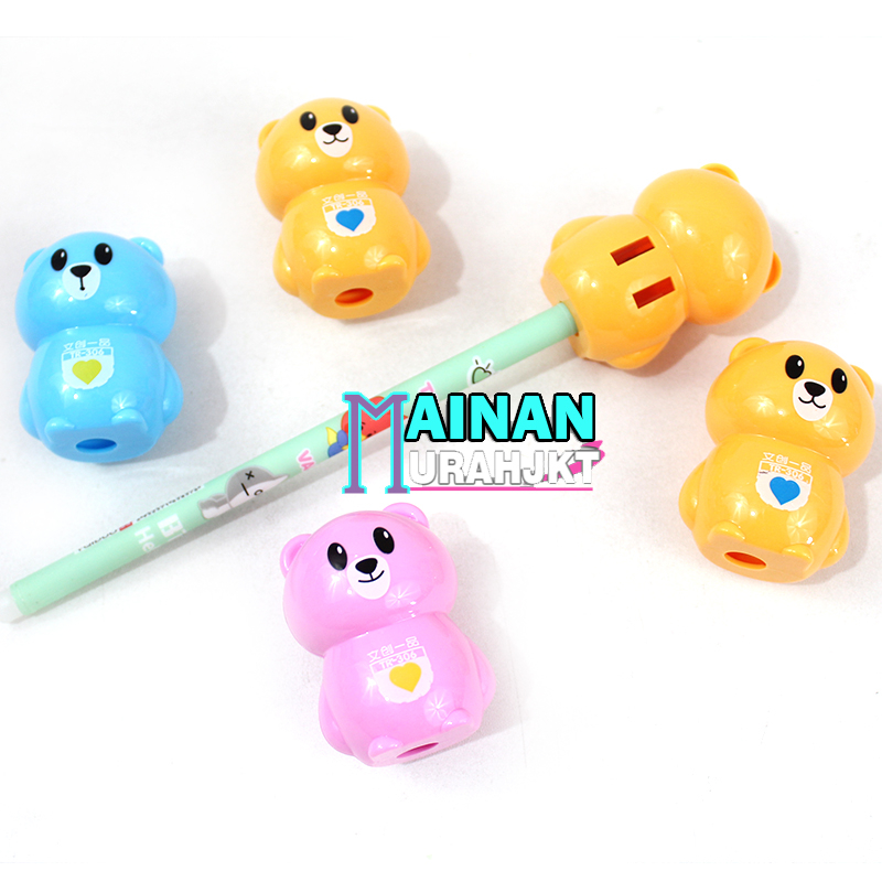 

FIGUREANS ATK RAUTAN MINI LITTLE BEAR TR-306 ATK SERUTAN BERUANG MINI LUCU PENCIL SHARPENER PANDA MINI