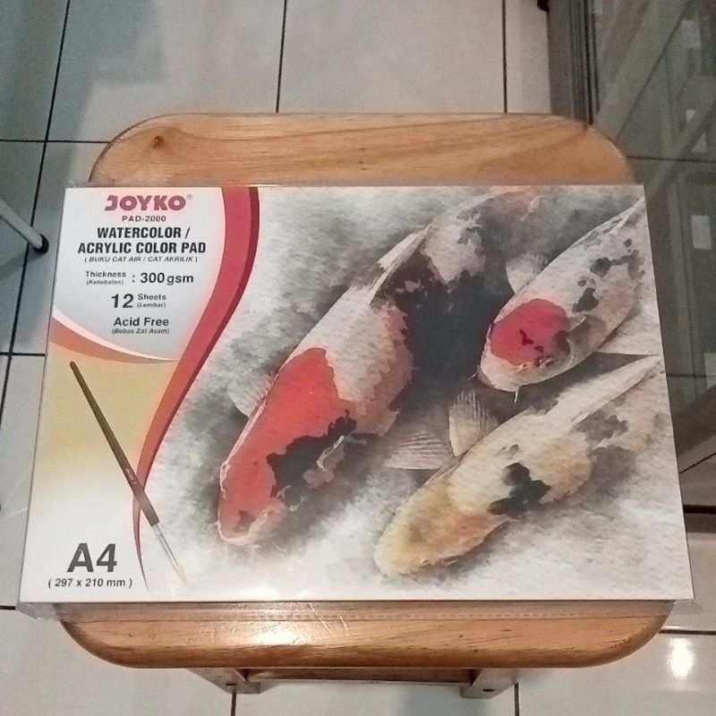 

buku cat air atau cat akrilik ( watercolor ) merek Joyko