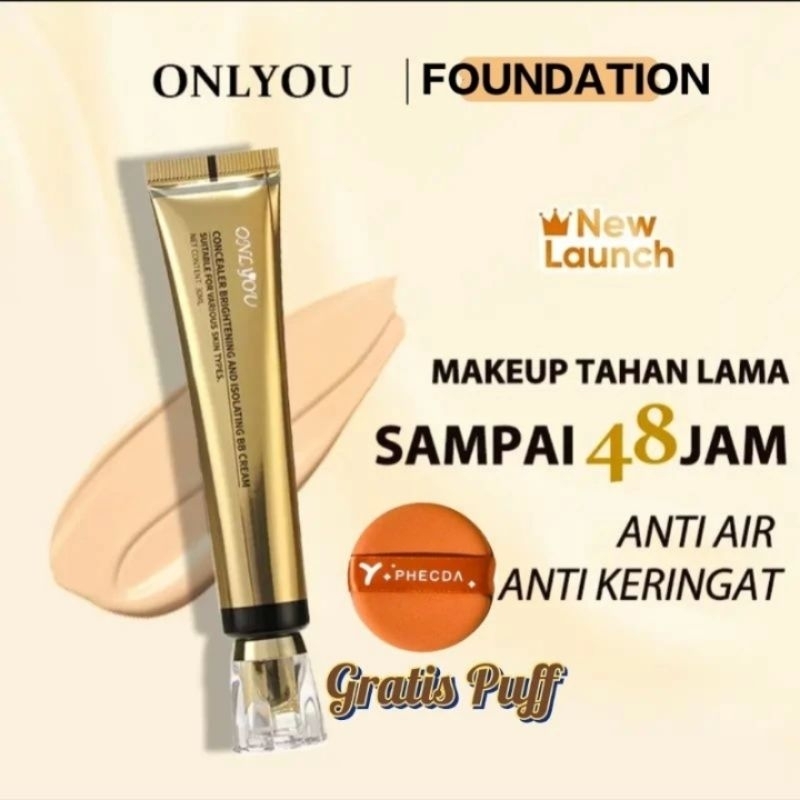 ONLYOU Foundation/Concealer (gratis puff) ORI [BPOM]