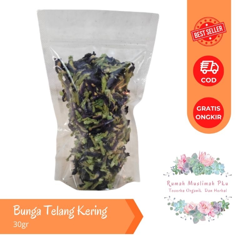 

Bunga Telang Kering (Teh Bunga Telang) 30gr