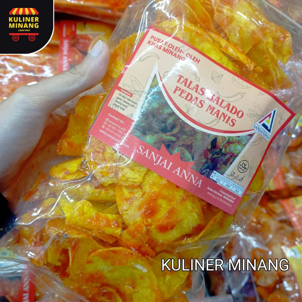 

Kerupuk Talas Taleh Balado X Pedas Manis Anna 3 Saudara 250 gr Oleh-Oleh Asli Kampung Cemilan Makanan Payakumbuh Khas Padang Snack Jajanan Kuliner Minang Kabau Gurih Spicy Murah Renyah Resmi 100% Halal Original AX02