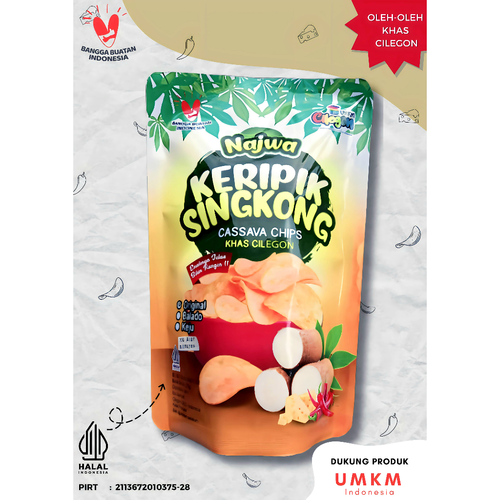 

Keripik Singkong Oleh-Oleh Cilegon Khas Cikerai - Aneka Keripik Najwa