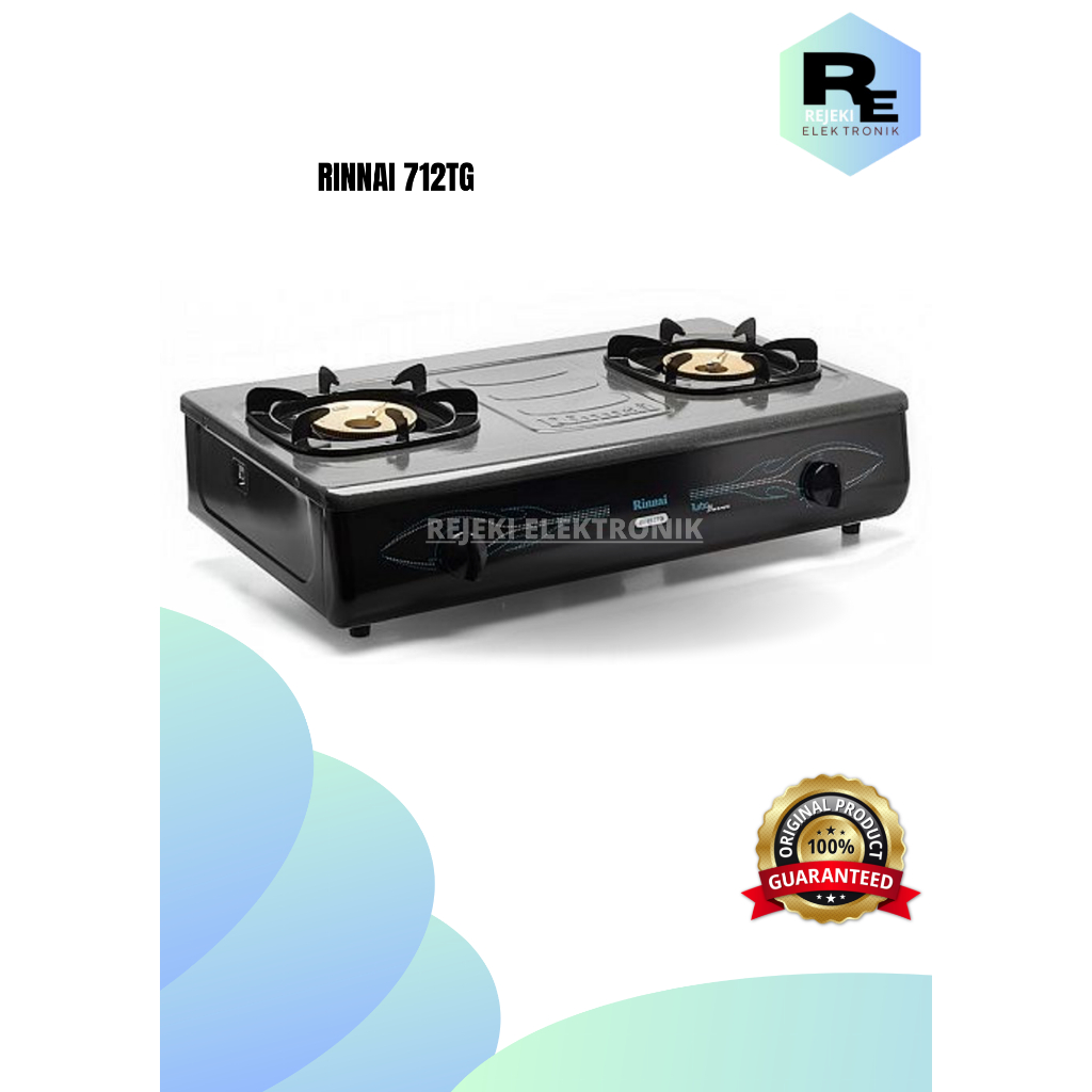 RINNAI KOMPOR DUA TUNGKU RI 712 TG RI712TG RI 712TG