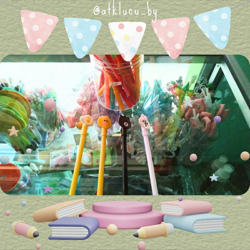 

polpen karakter / pen karakter / pena karakter / pen lucu / polpen lucu