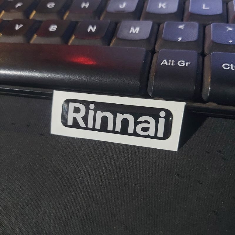 

Sticker Resin Timbul Rinnai 3D Lycal stiker kompor sticker kecil