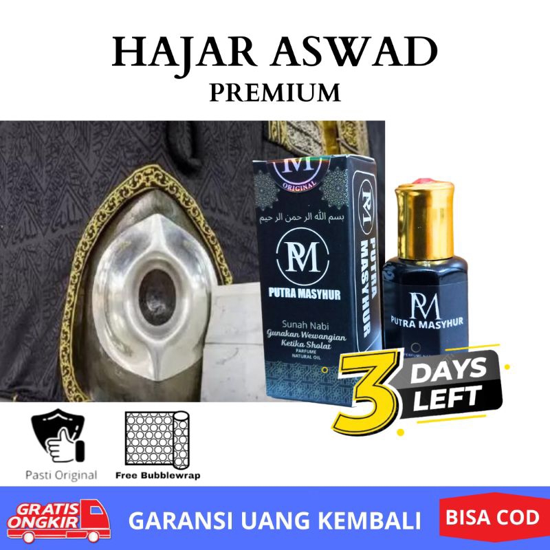 Minyak Hajar Aswad Premium Asli Original Arab Saudi Murni