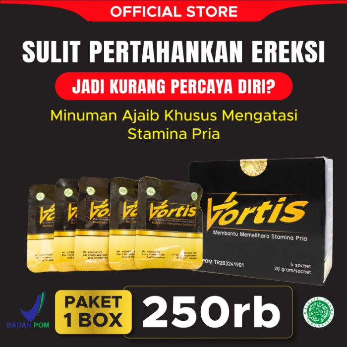 Vortis Herbal Original dr. Yusuf Bachmid (Gratis Konsultasi) - Paket 5 Sachet