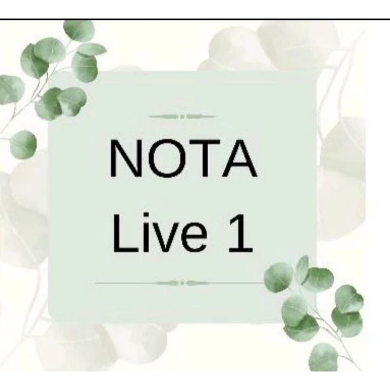 

nota live SCO 2 liter