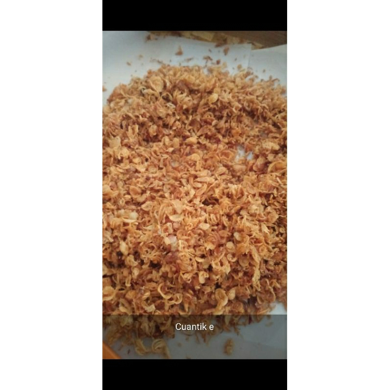 

bawang goreng murni tanpa tepung