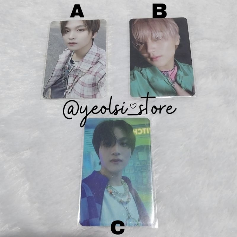 PC HAECHAN PHOTOCARD NCT DREAM NCT 127 HOT SAUCE FAVORITE GLITCH MODE OFFICIAL