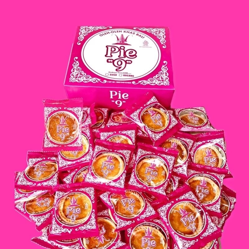 

PIE SUSU 9 50pcs OLEH-OLEH KHAS BALI HALAL ORIGINAL GIFT BOX HAMPERS FREE KARTU UCAPAN