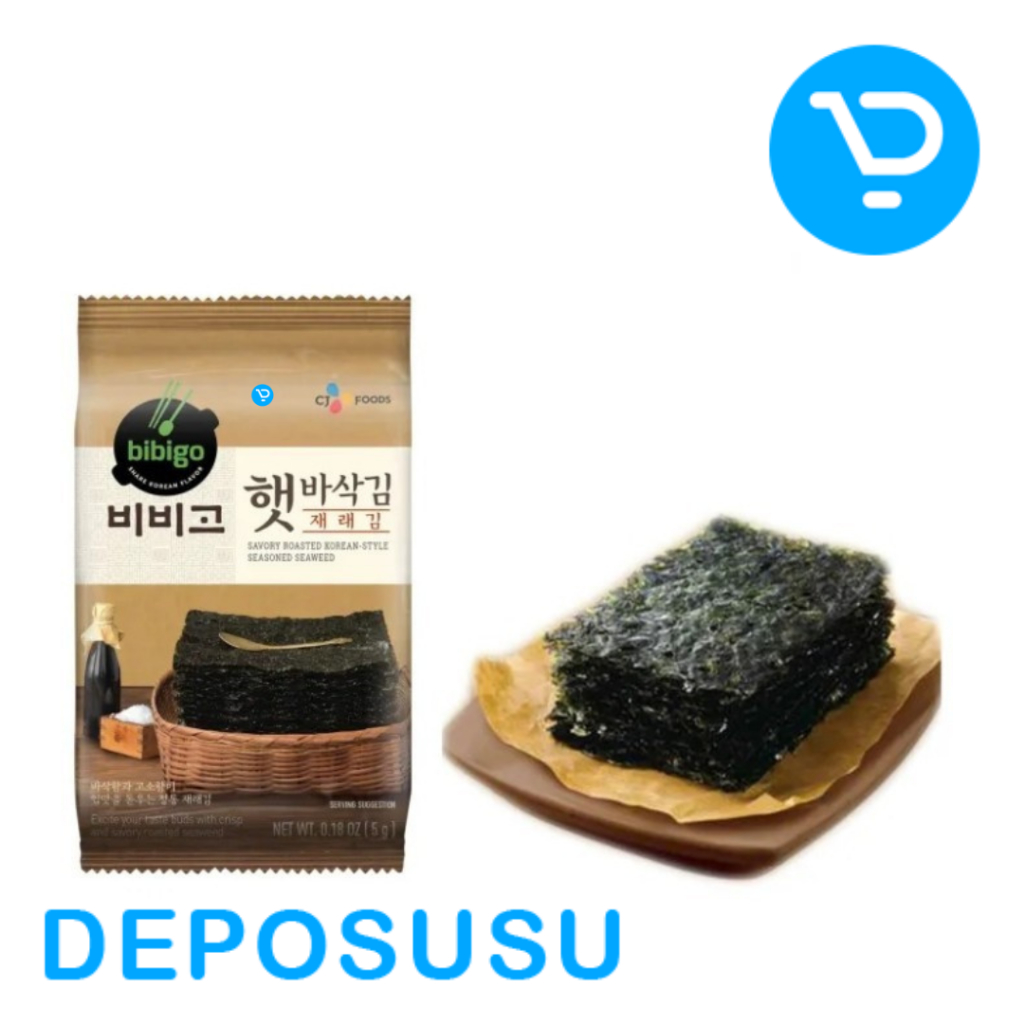 

CJ BIBIGO Seasoned Seaweed Gim 5 gr isi 10 Lembar Rumput Laut Nori