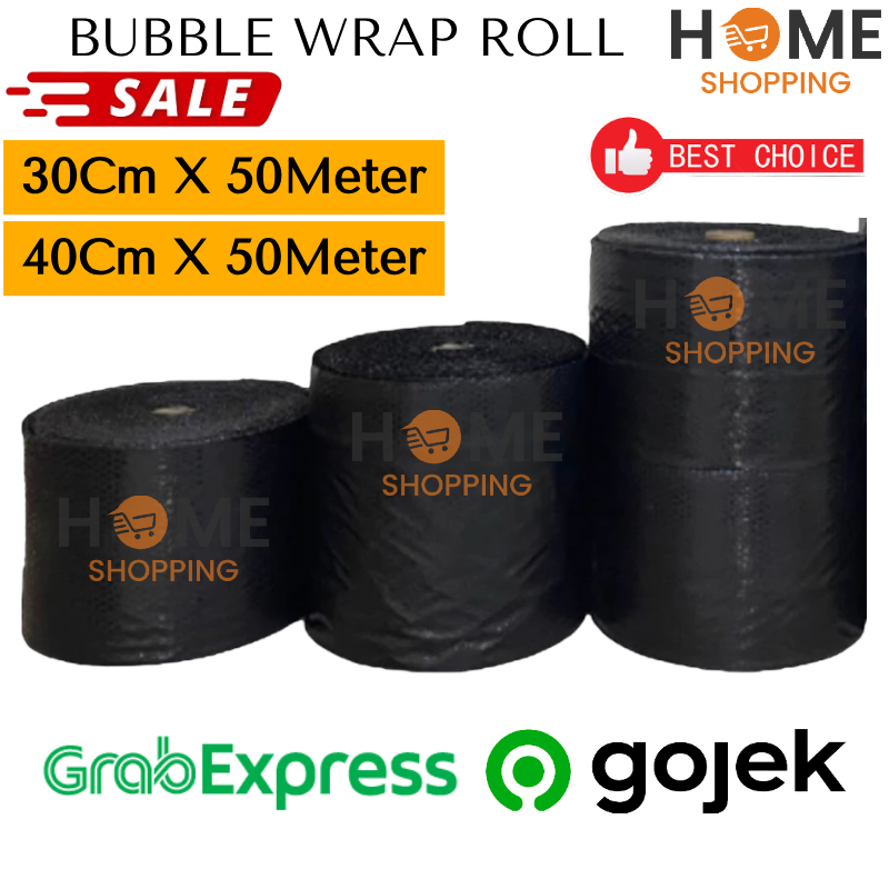 

[HS] BUBBLE WRAP ROLL UKURAN 30CM X 50M / BUBBLE WRAP 40CM X 50M / BUBBLE WRAP TEBAL / BUBBLE WRAP MURAH / PLASTIK BUBBLE WRAP HITAM