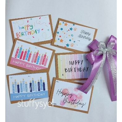 

MURAH MERIAHH!!! TERSEDIA DISINII!! Kartu + Amplop Birthday Card Gift Card Kartu Ucapan Ulangtahun - happy birthday - pesta - party - perayaan - kertas cantik - anak paud tk sd smp - menarik - elegan - paling diminati - lila jaya magelang