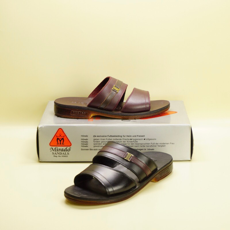 Mirado sandal pria kulit 100% original (974)
