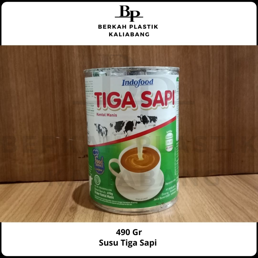 

Susu Kental Manis Tiga Sapi 490gr / Krimer Kental Manis Tiga Sapi 490gr