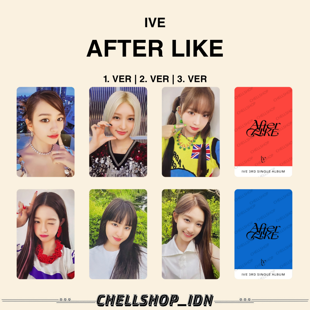 PHOTOCARD [IVE] AFTER LIKE