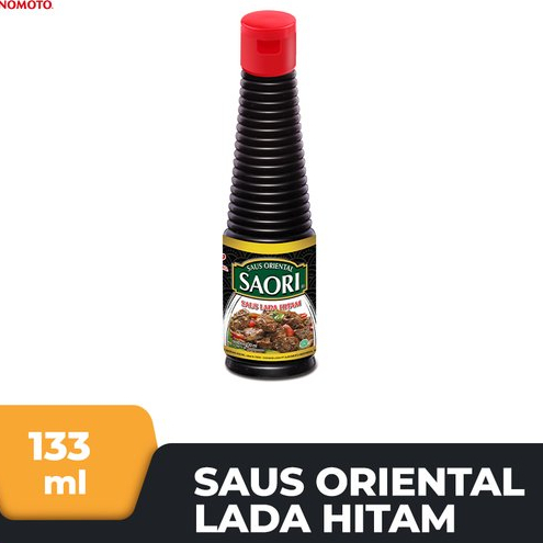 

Saori Saos Lada Hitam 133 ml / SAORI® Saus Oriental Blackpaper Botol 133ml