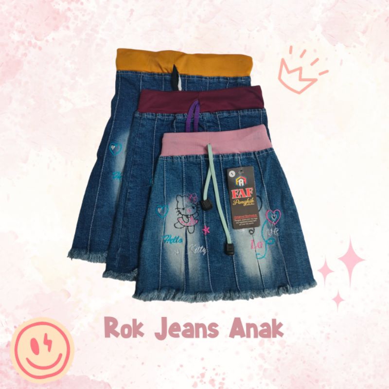 Rok Pendek Jeans Anak