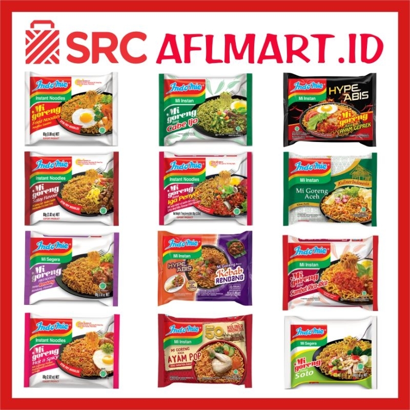 

Indomie Mie Instan Aneka Varian