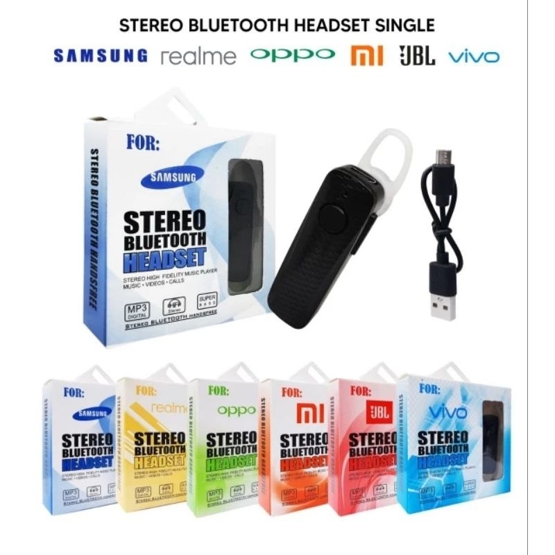 Handsfree Earphone Bluetooth Super Bass